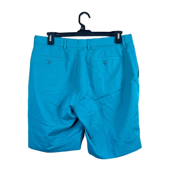 Teal Blue Louis Raphael Golf Shorts Men's 36 - Picture 2 of 6